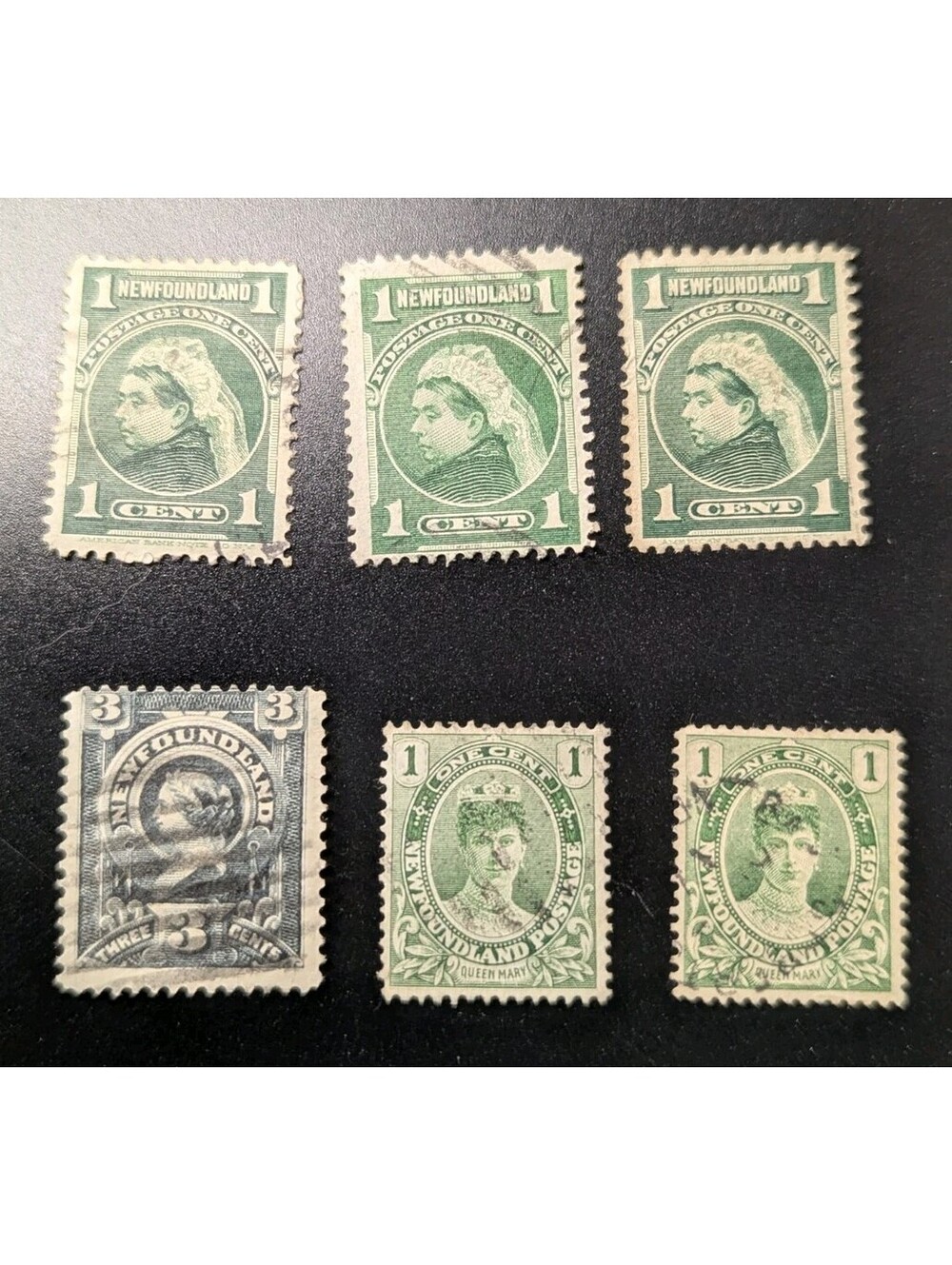 NEWFOUNDLAND Scott60, 80, 104 1897 QUEEN VICTORIA Group Of 6